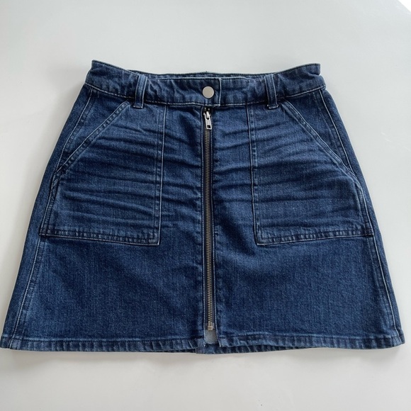 Madewell Denim Utility Zip Skirt - 26 - Picture 5 of 7
